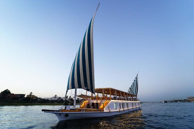 Turquoise Dahabiya Nile Cruise