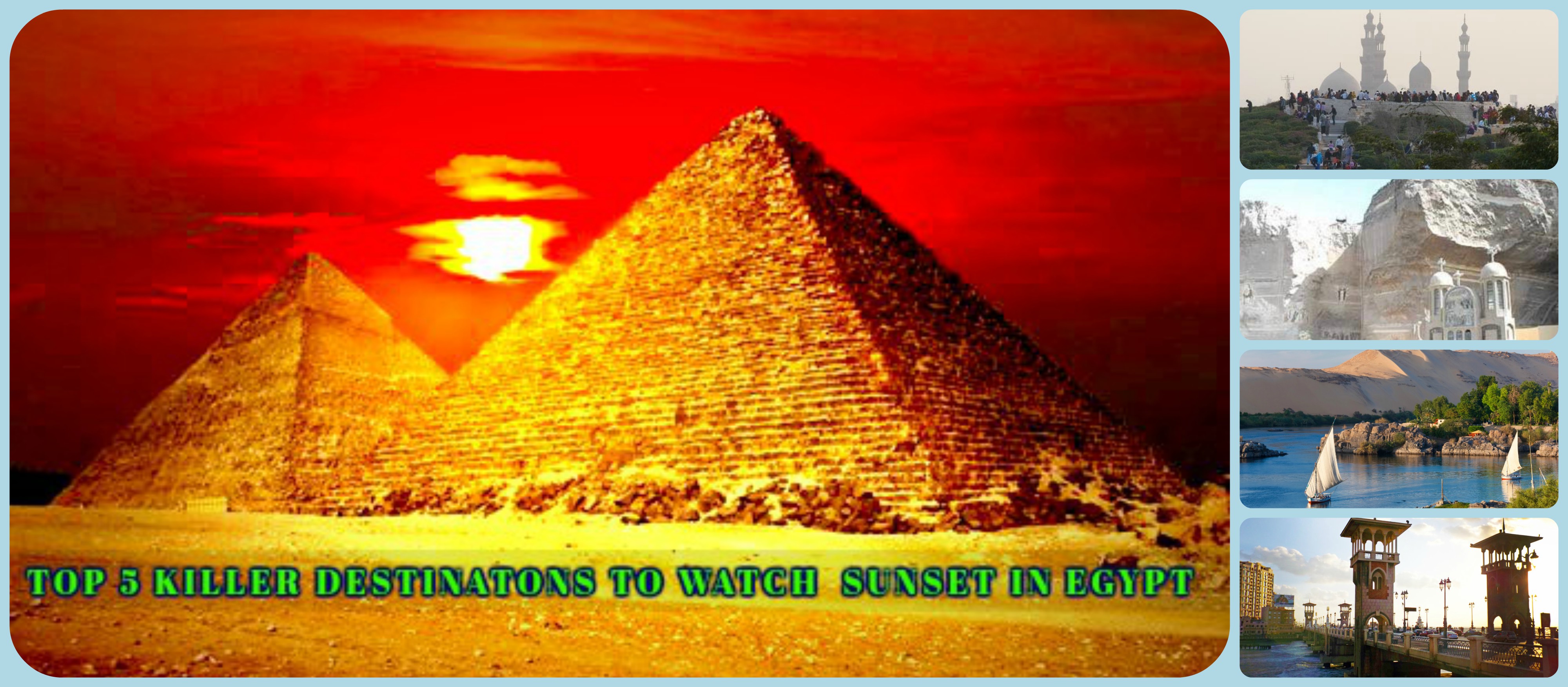 Five Killer Destinations In Egypt Five Killer Destinations In Egypt